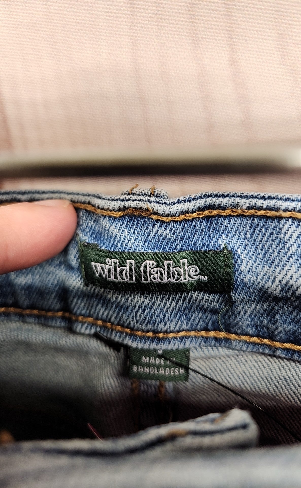 Wild Fable Women's Size 29 (7-8) Highest Rise Straight Blue Jeans