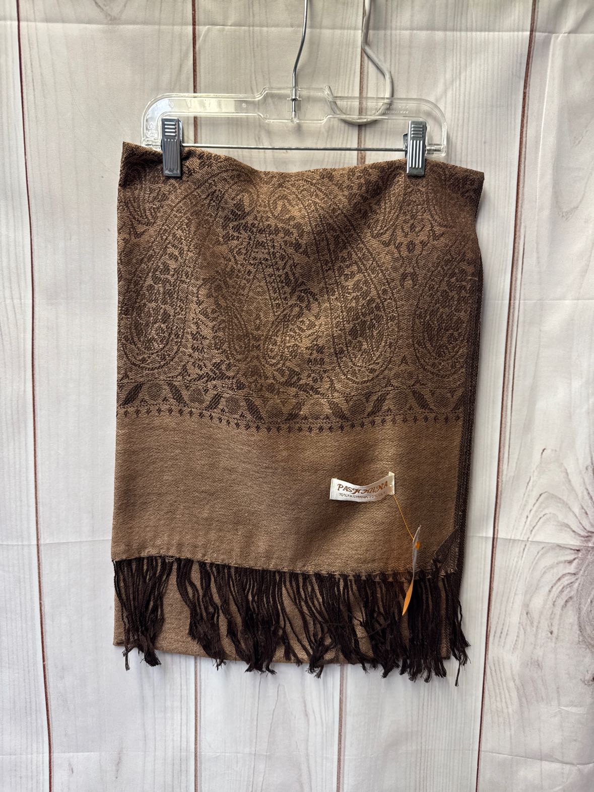 Pashmina Brown Dress Scarf