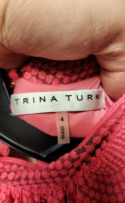 Trina Turk Women's Size 4 Pink Dress
