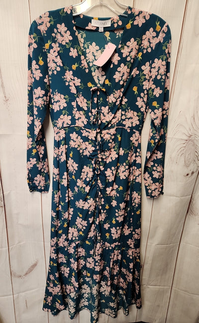 Intermix Women's Size 0 Teal Floral Dress