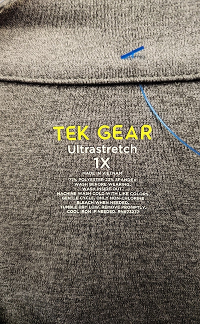 NWT Tek Gear Women's Size 1X Gray Active Jacket