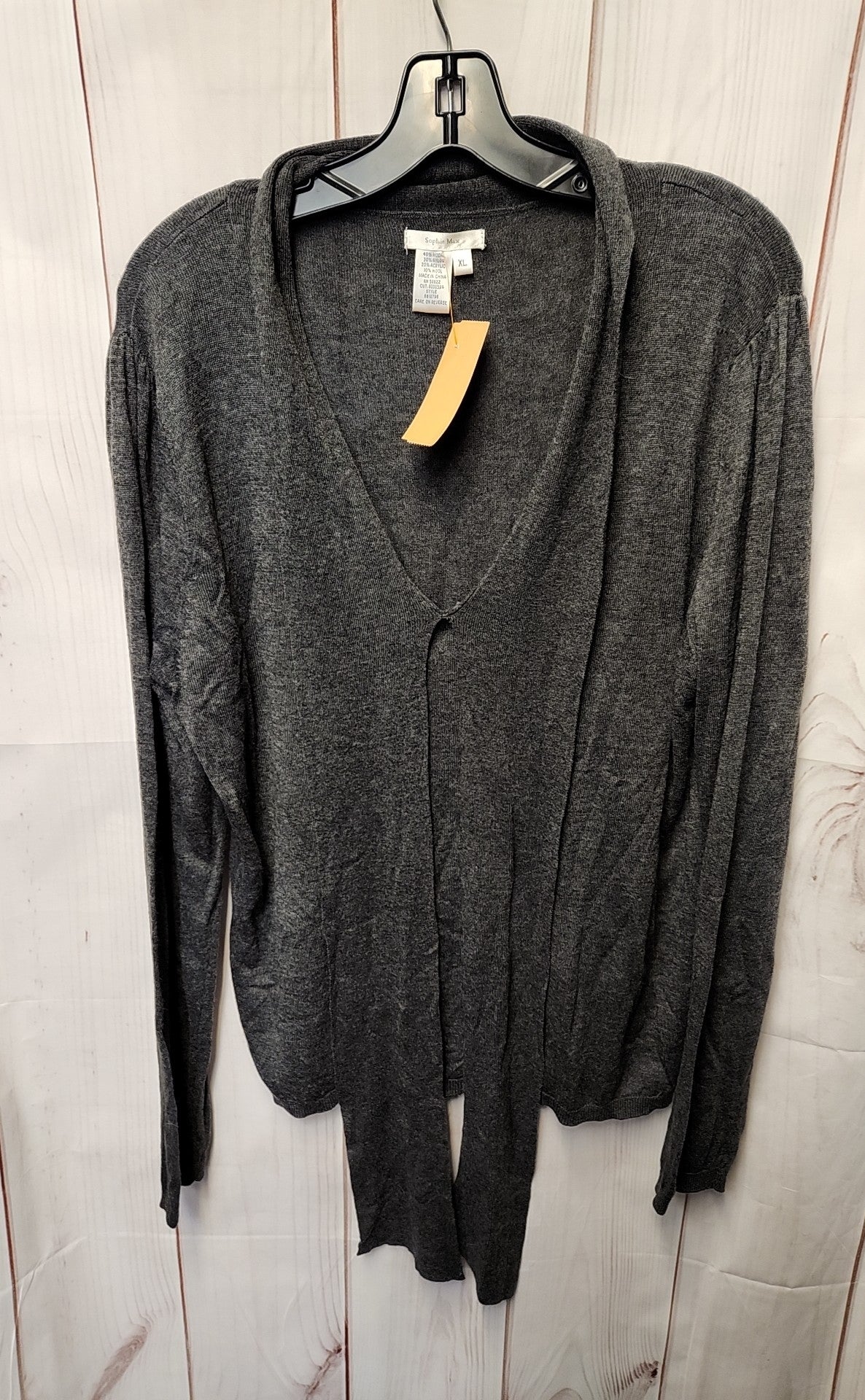 Sophie Max Women's Size XL Gray Sweater