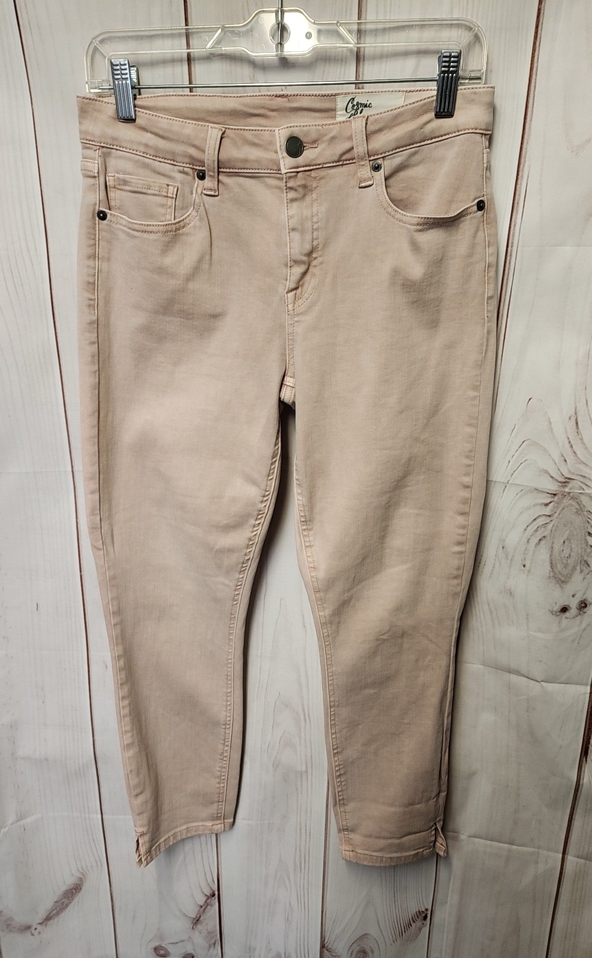 Cosmic Blue Love Women's Size 28 (5-6) Pale Pink Jeans