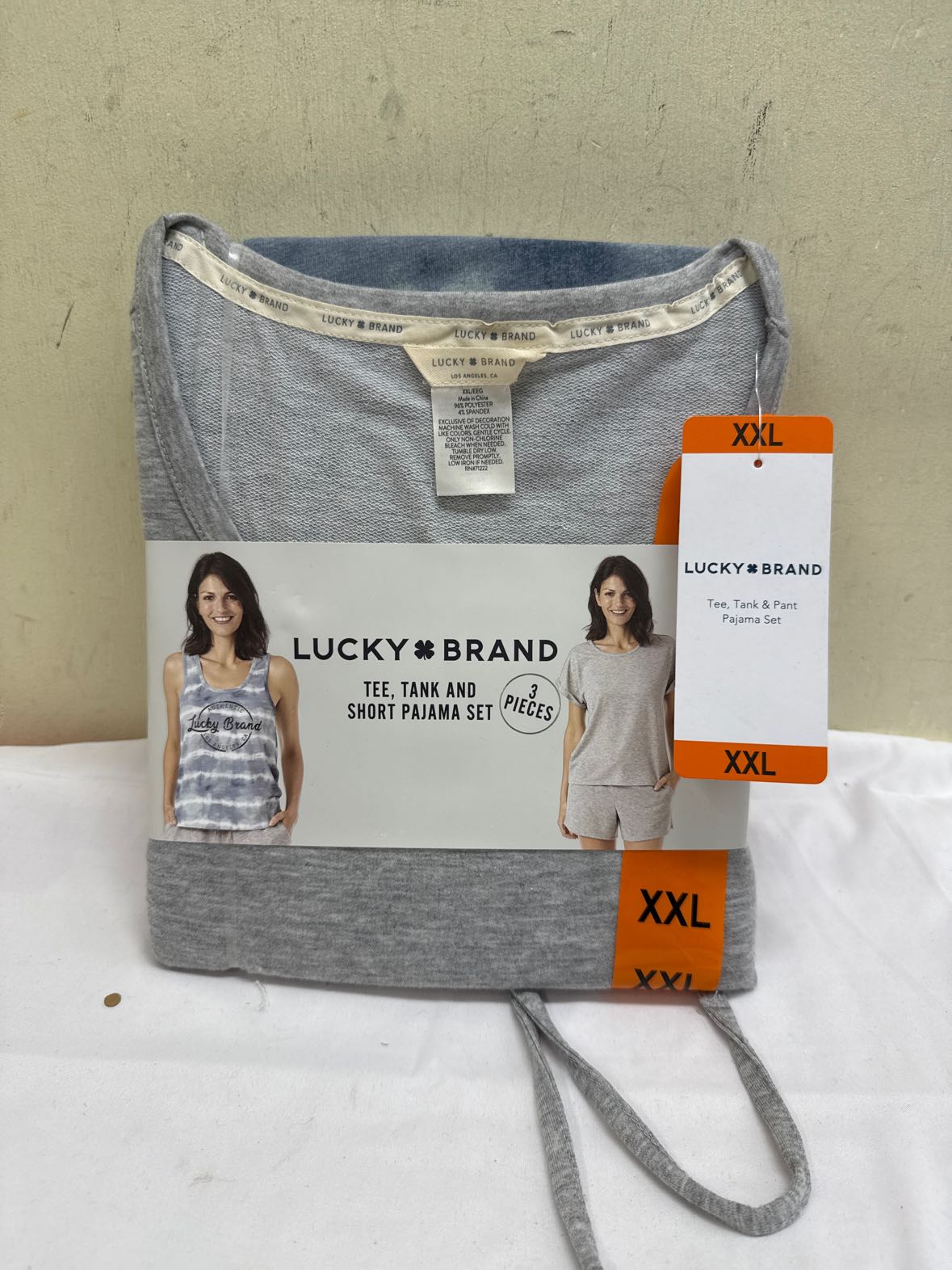 NWT Lucky Brand Women's Size XXL Gray Pajamas