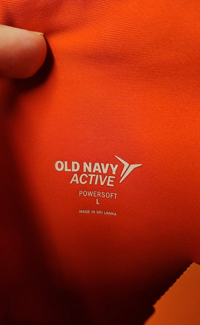 Old Navy Women's Size L Red Leggings