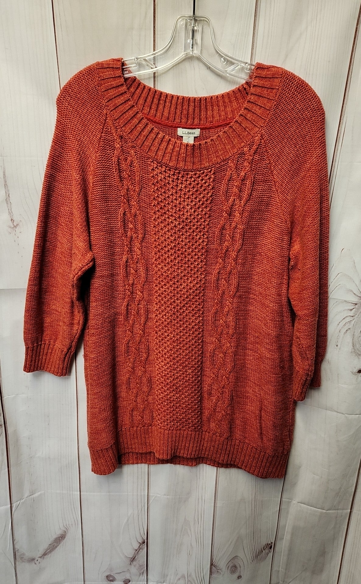 LL Bean Women's Size XL Orange Sweater