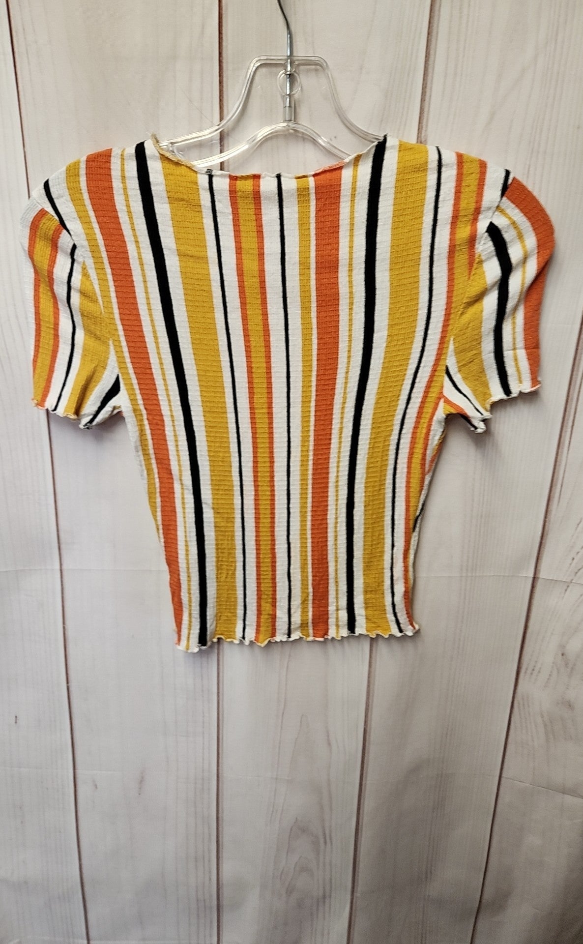 Love Tree Women's Size S Yellow Short Sleeve Top