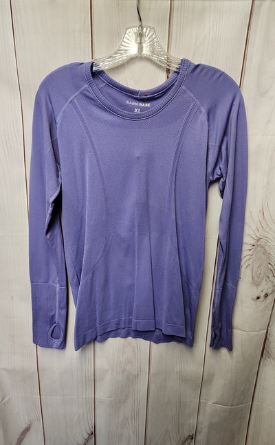 Barn Babe Women's Size XL Purple Long Sleeve Top