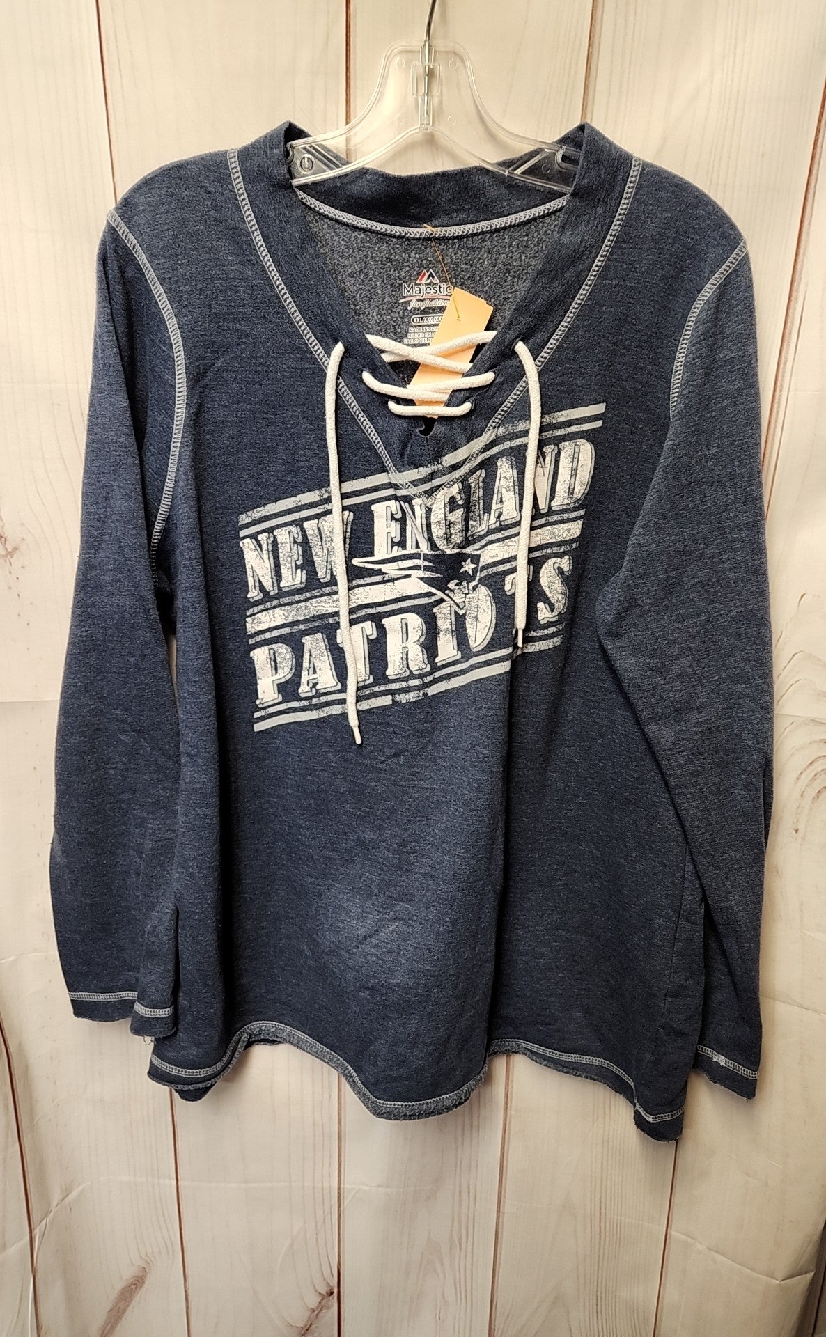 New England Patriots NFL Women's Size XXL Navy Sweatshirt