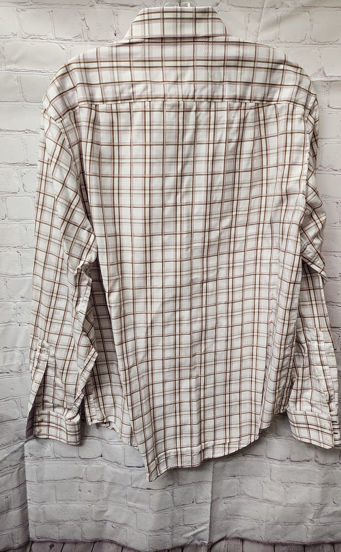 Black Brown Men's Size M Purple Shirt