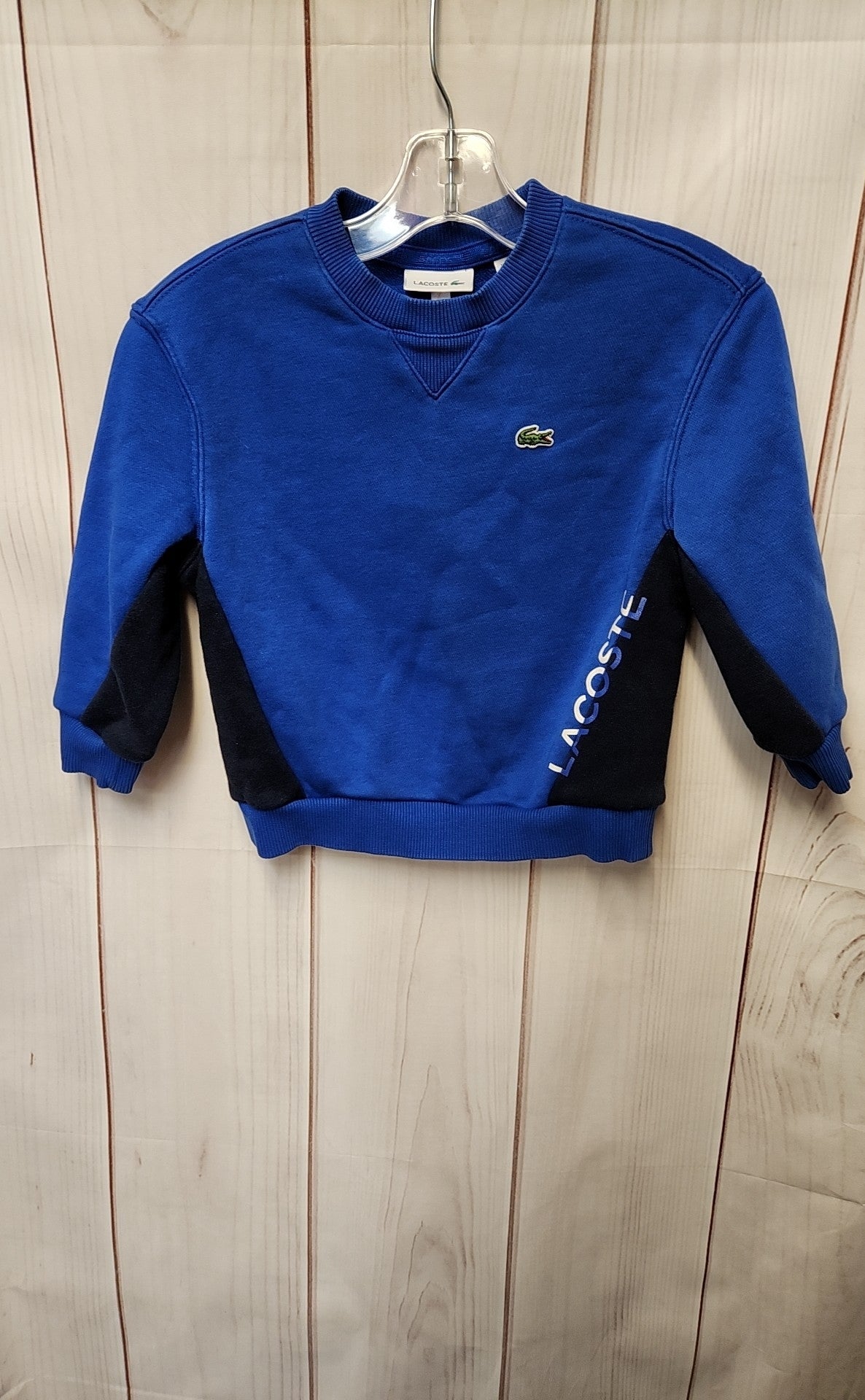 Lacoste Boy's Size 4 Blue Sweatshirt
