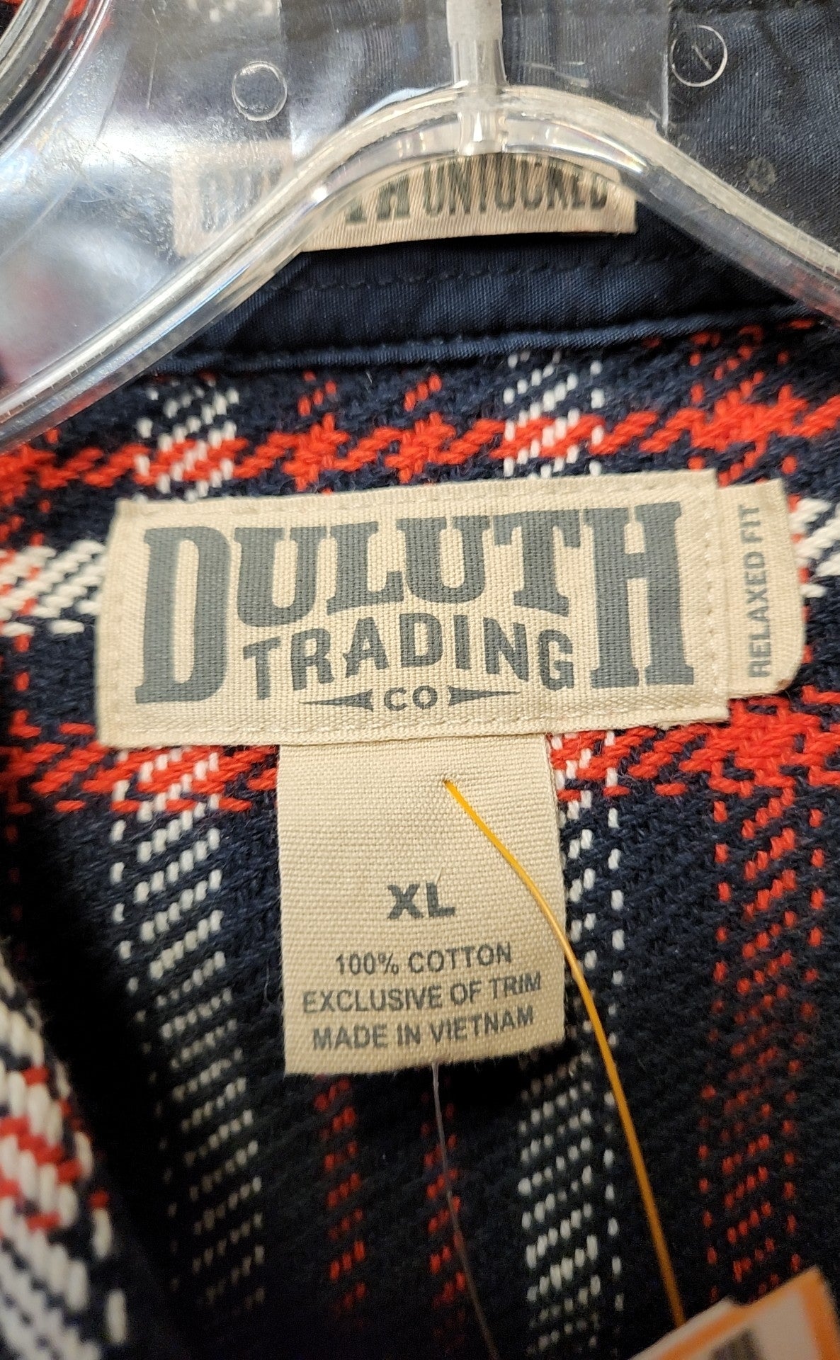 NWT Duluth Men's Size XL Navy Shirt