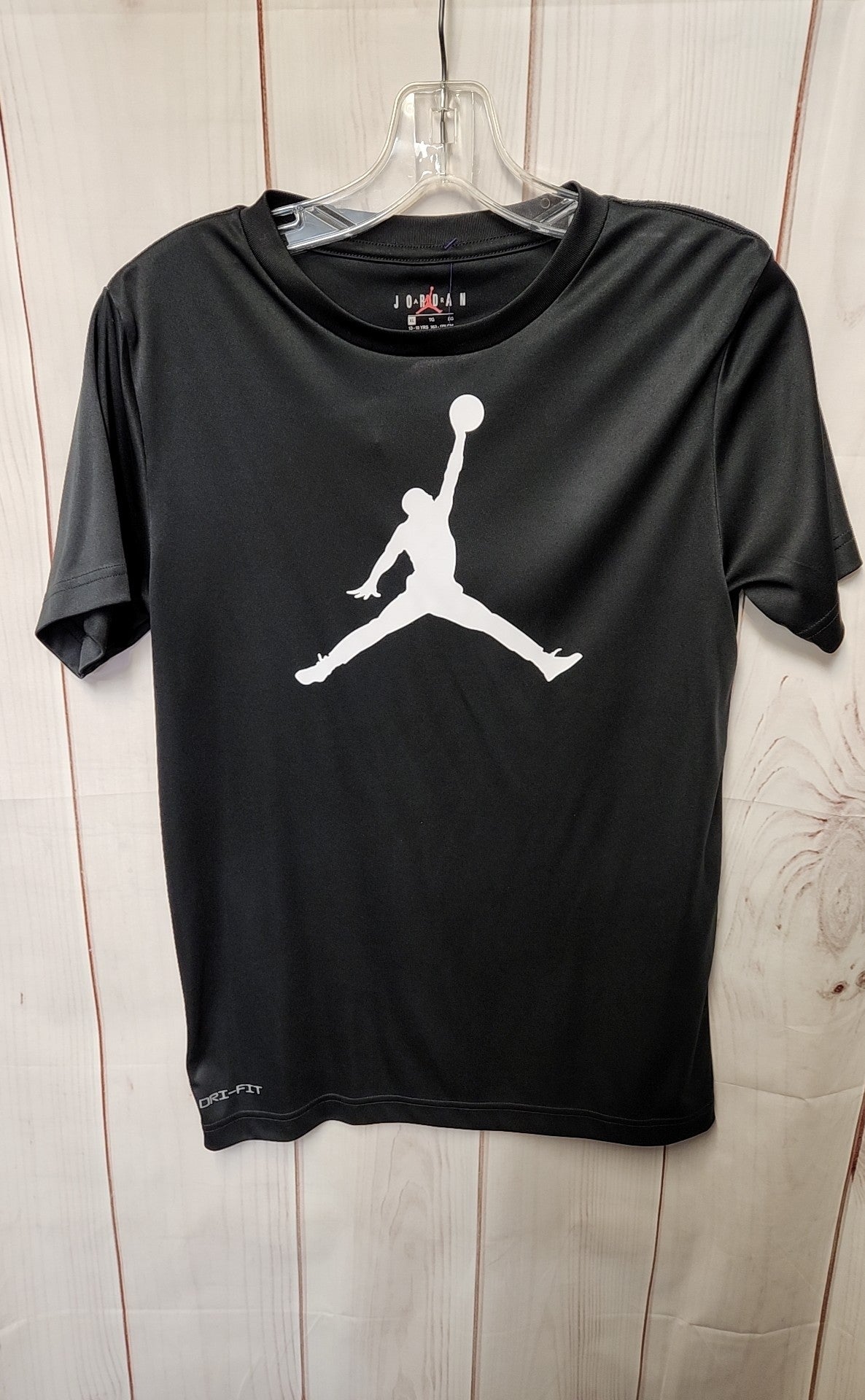 Air Jordan Boy's Size 14 Black Shirt