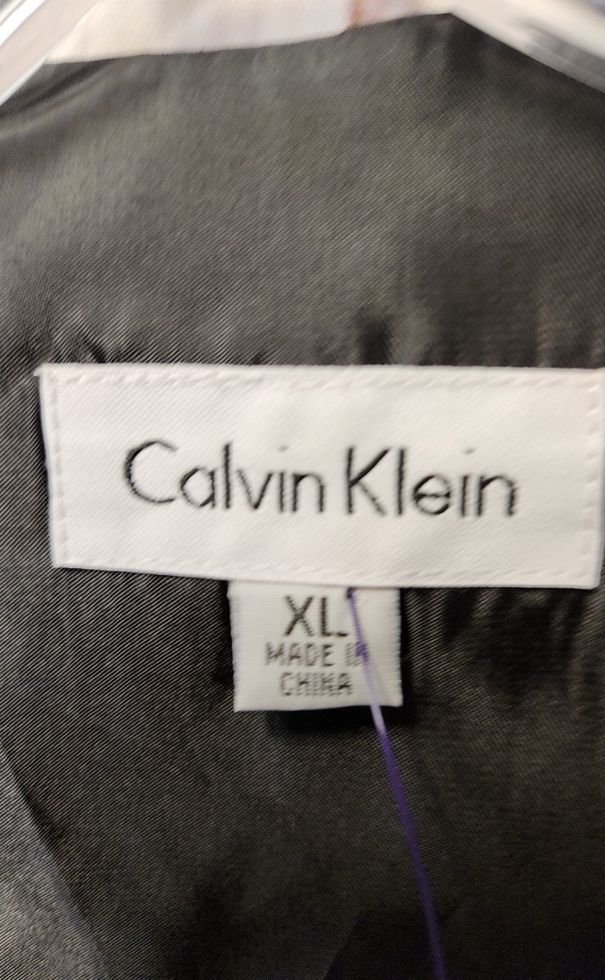 Calvin Klein Men's Size XL Black Vest