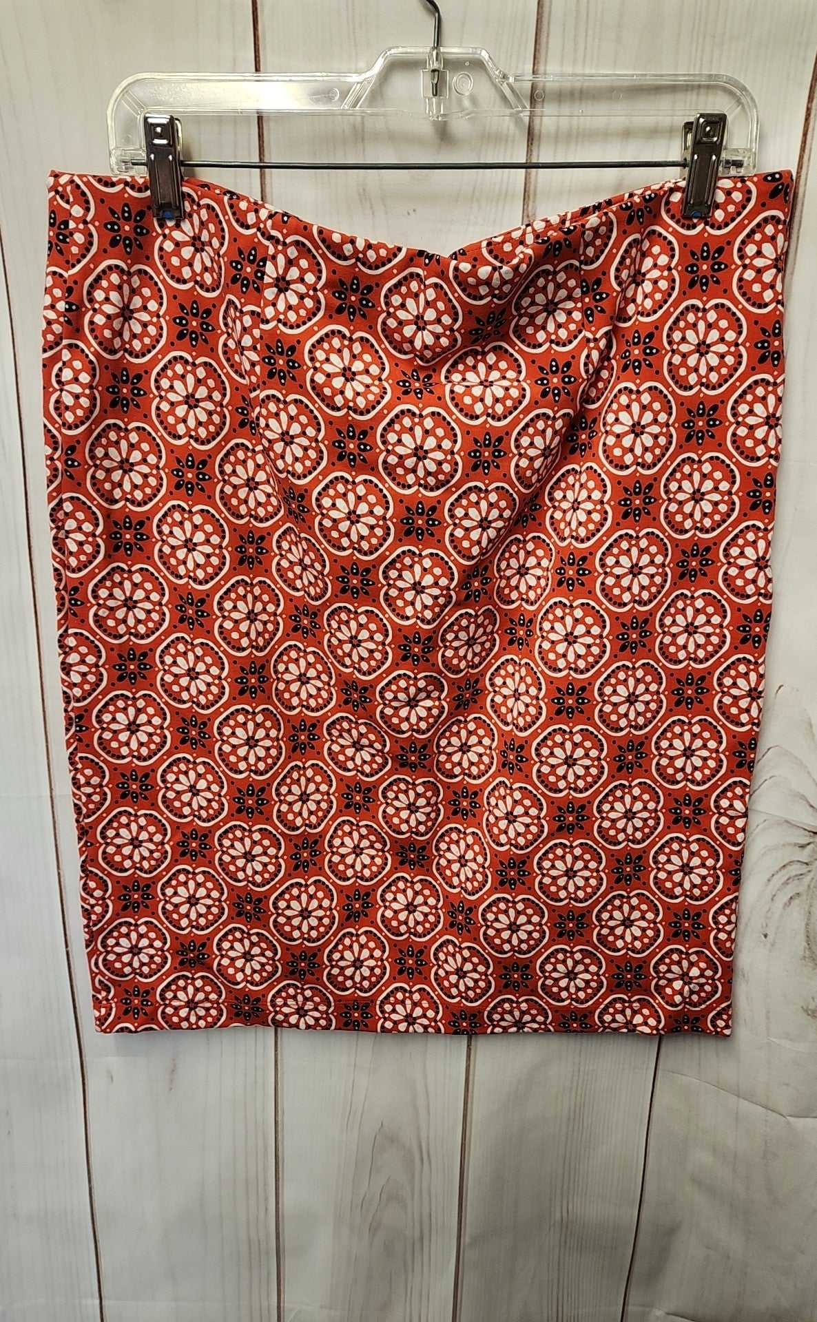 NWT Loft Women's Size L Red Skirt