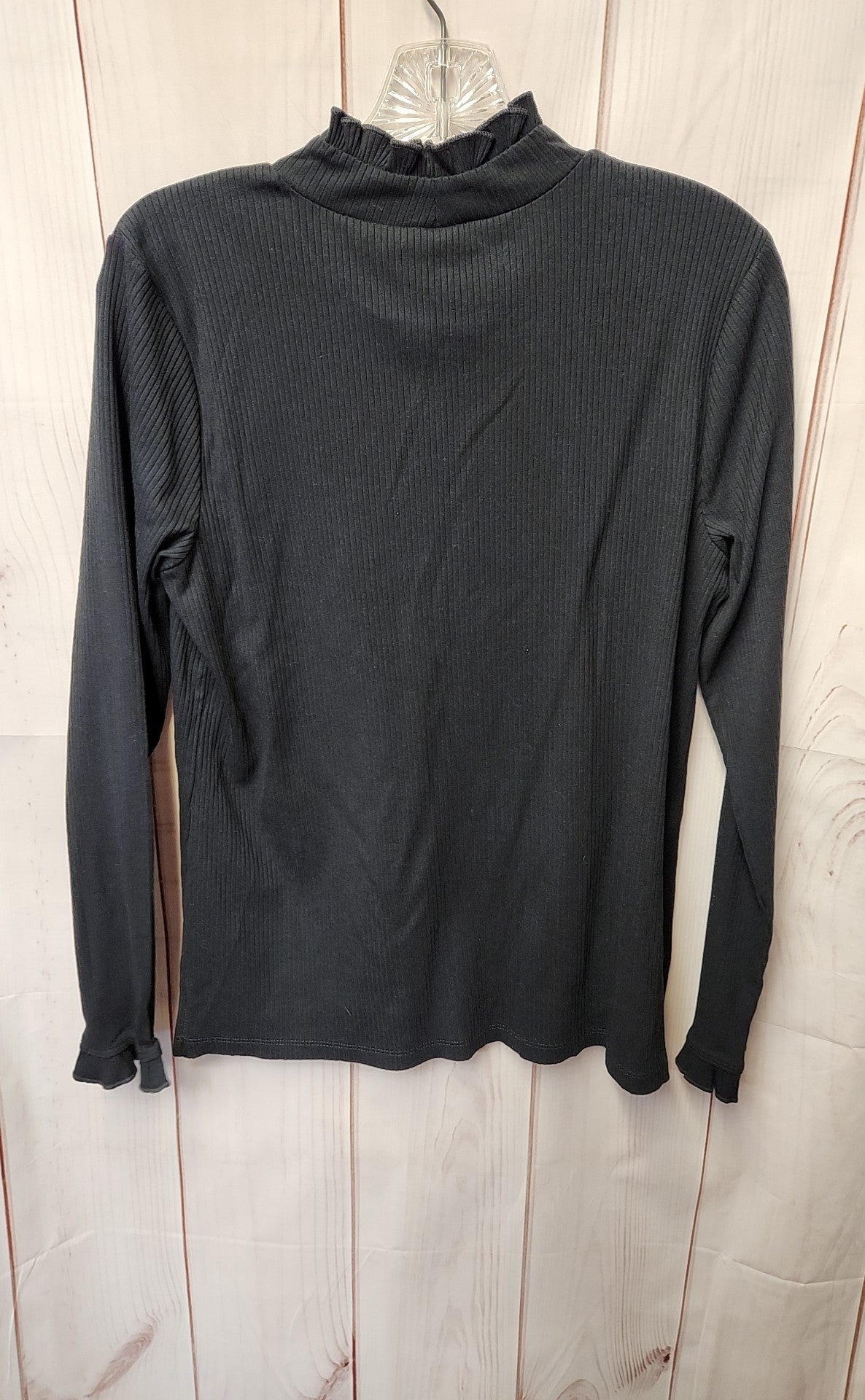 Isaac Mizrahi Live Women's Size S Black Long Sleeve Top