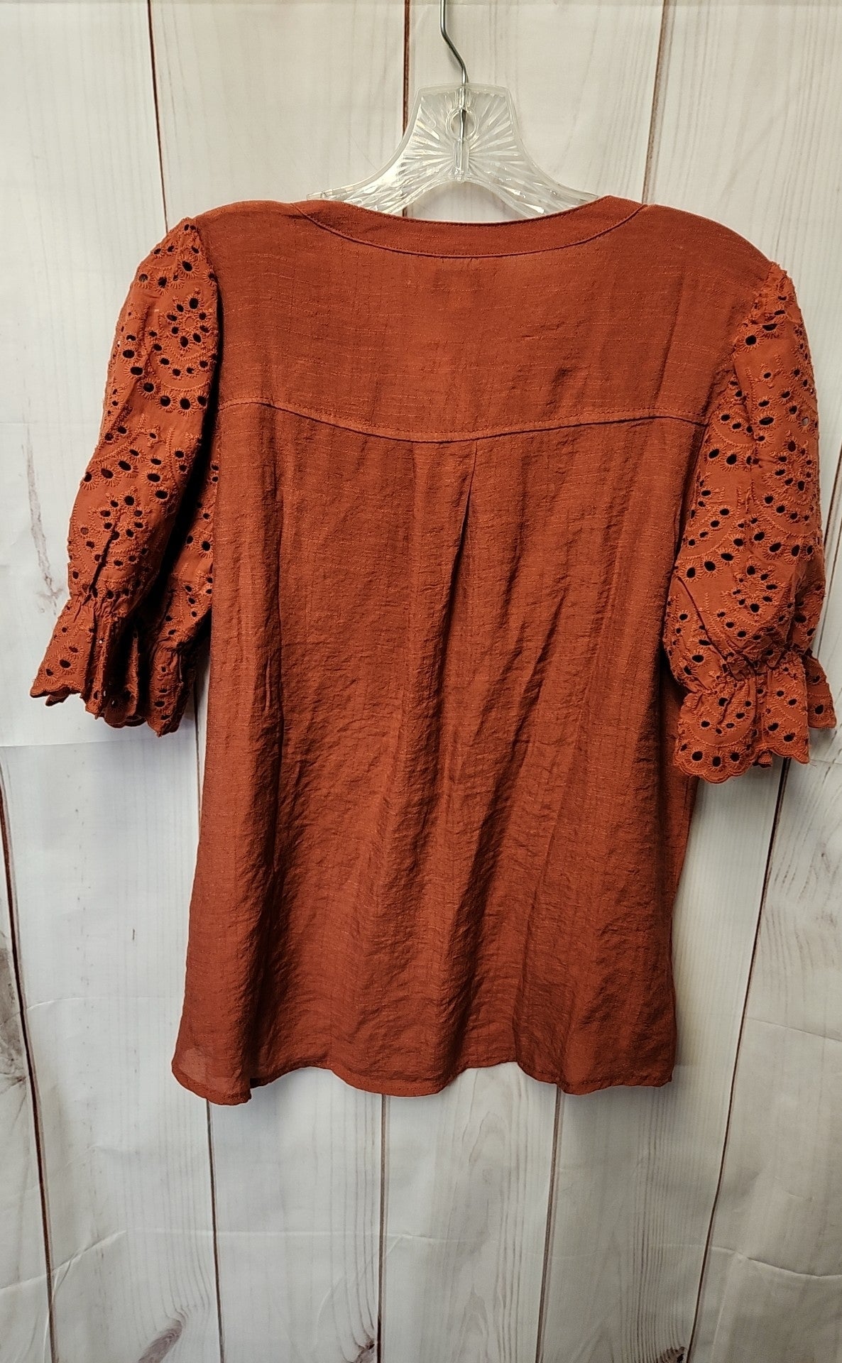 Nanette Lepore Women's Size M Red Short Sleeve Top