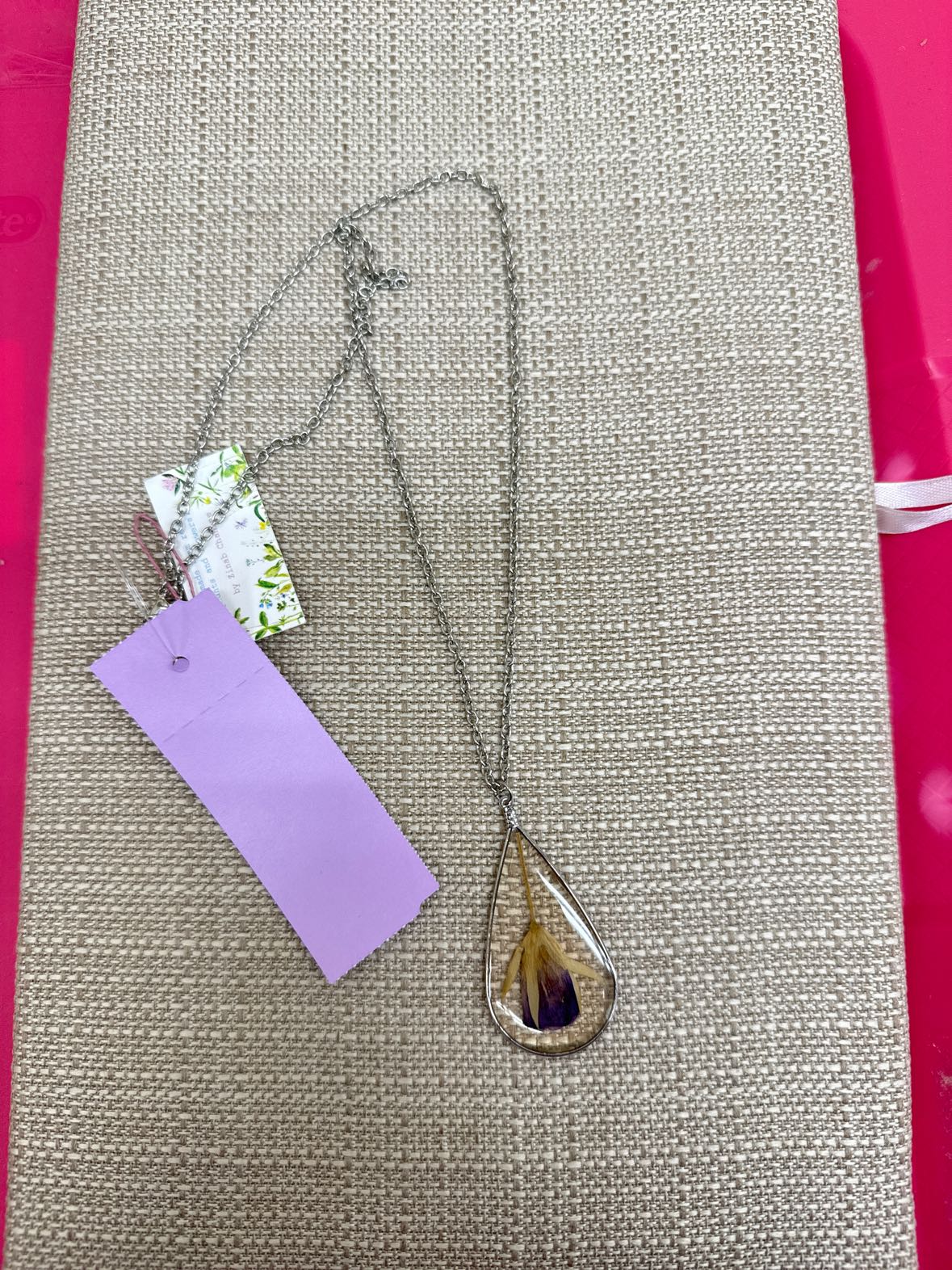 Silver Flower Necklace