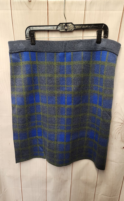 NWT Women's Size XL Blue Skirt
