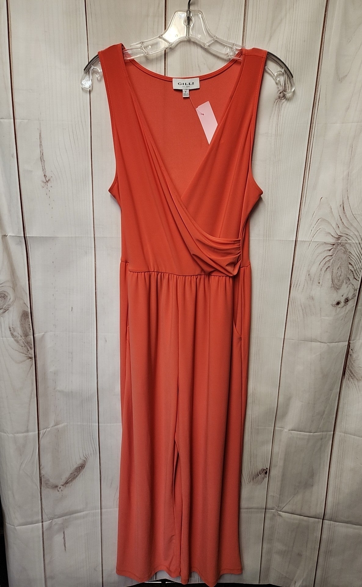 Gilli Women's Size M Coral Jumpsuit