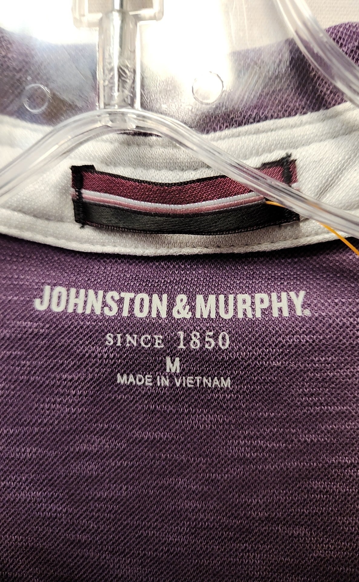 Johnston & Murphy Men's Size M Purple Shirt