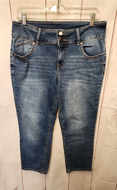 1822 Women's Size 32 (13-14) Blue Jeans