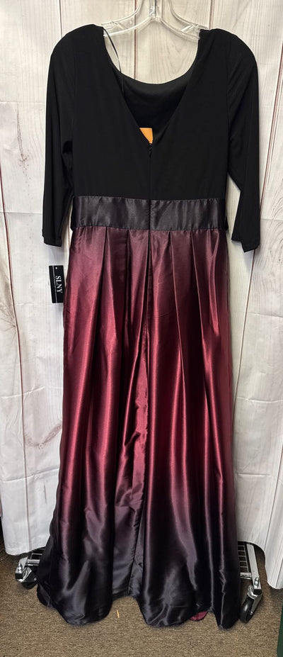 NWT Slny Women's Size 8 Black & Red Dress