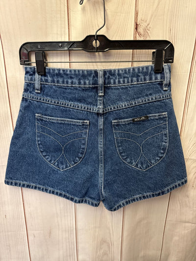 Rolla's Women's Size 25 (0) Blue Shorts Dusters High Rise Slim