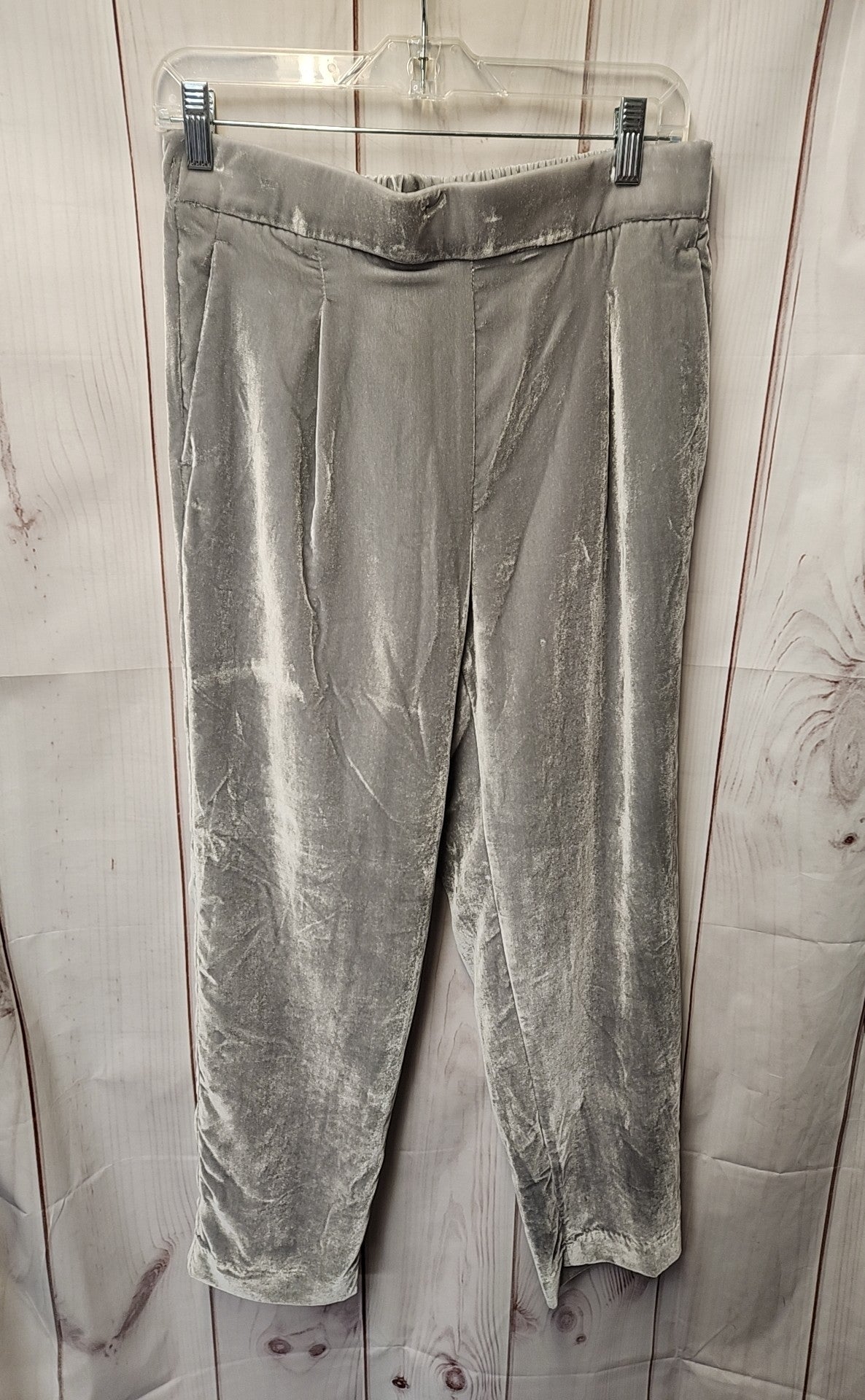Ann Taylor Women's Size S Gray Velour Sweatpants