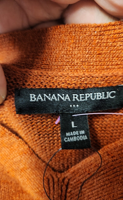 NWT Banana Republic Women's Size L Orange Sleeveless Top