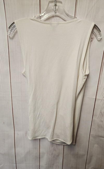 NWT Ann Taylor Women's Size M White Sleeveless Top