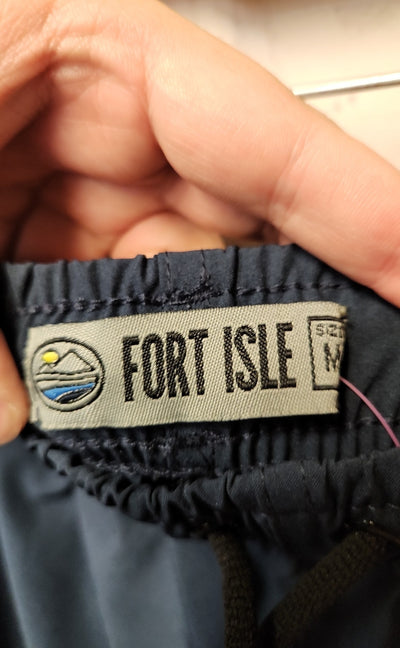 Fort Isle Men's Size M Navy Swim Trunks
