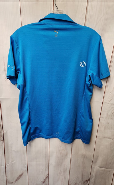 Puma Women's Size XL Blue Short Sleeve Top