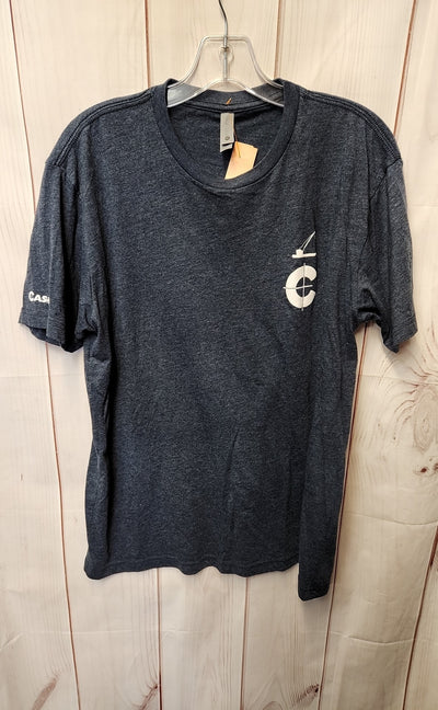 Next Level Men's Size L Navy Shirt