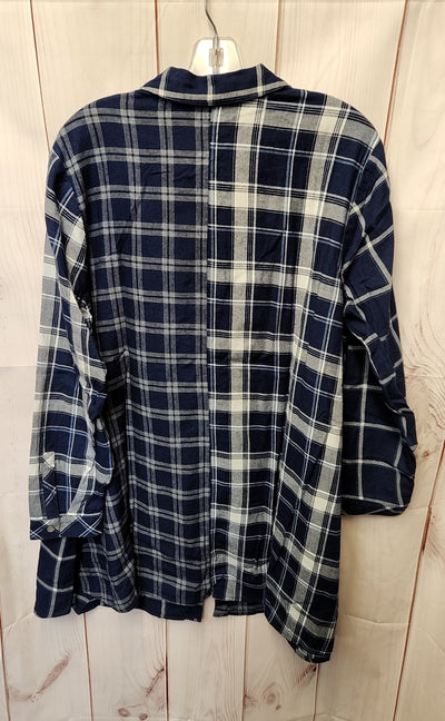 J Jill Women's Size 1X Navy Long Sleeve Top