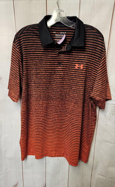 Under Armour Men's Size L Black & Red Shirt