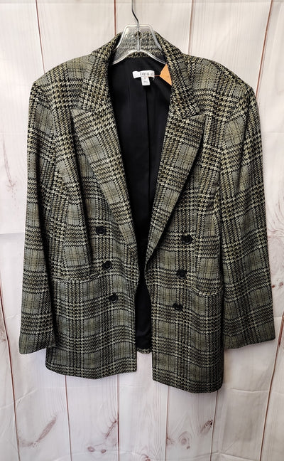 Bar III Women's Size 1X Green Jacket