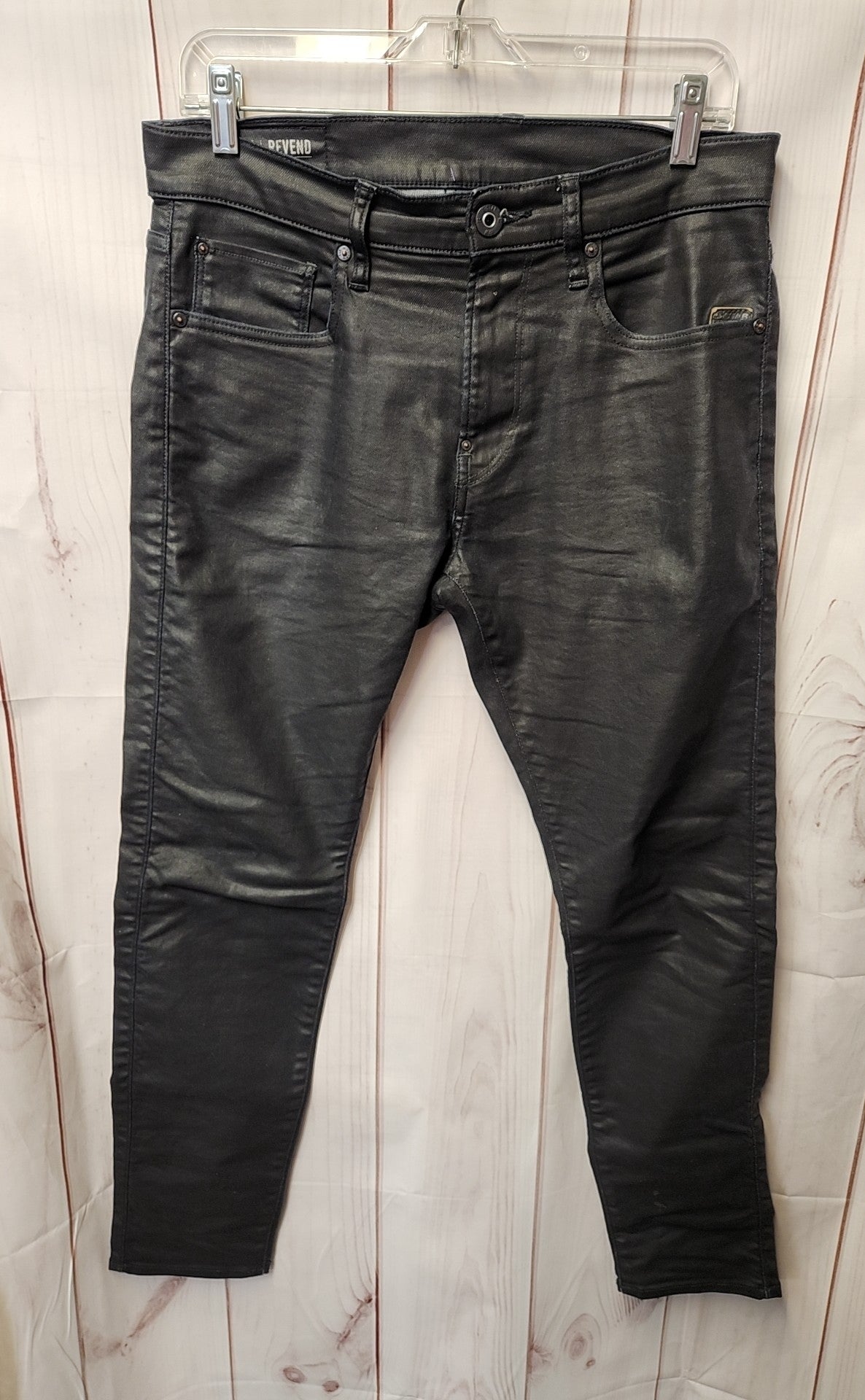 G-Star Raw Men's Size 31x30 Black Jeans Revend Skinny