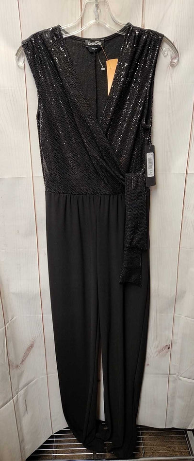 NWT Bebe Women's Size XS Black Jumpsuit
