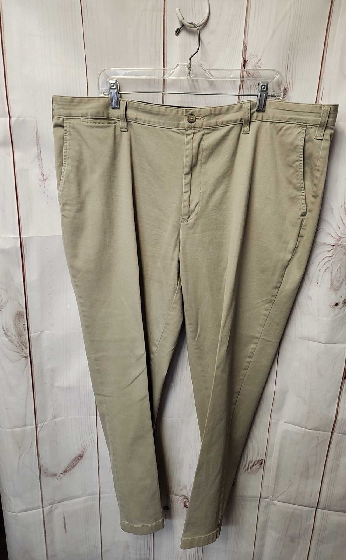 Nautica Men's Size 42x30 Beige Pants The Deck Pant Classic Fit Stretch
