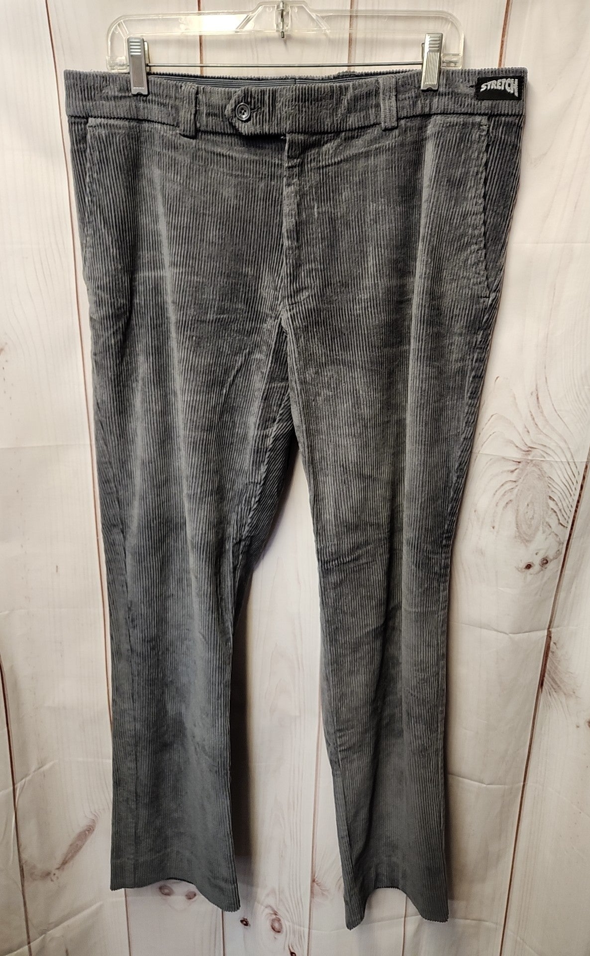 Le 31 Men's Size 36 Gray Corduroy Pants