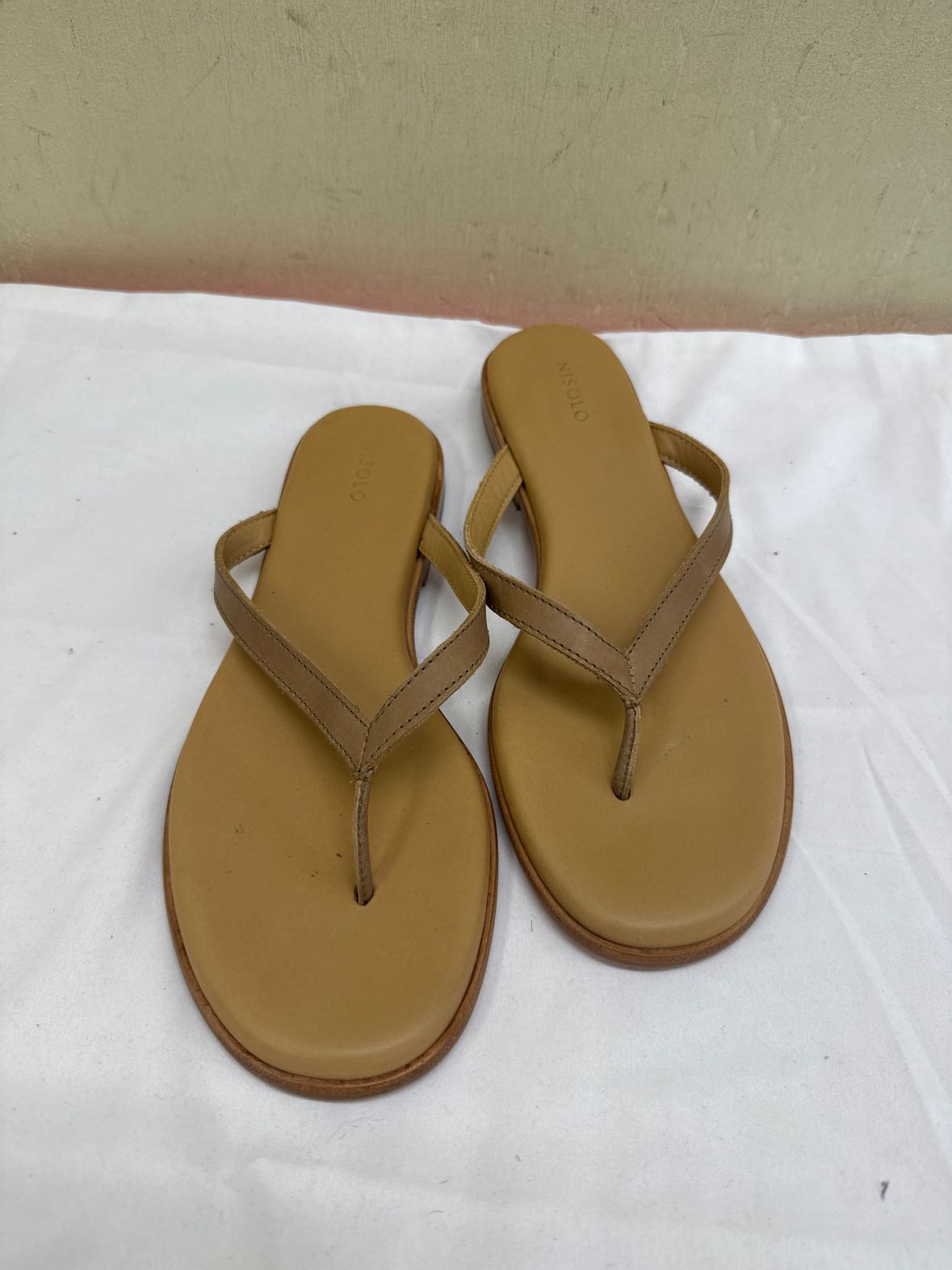 Nisolo Women's Size 10 Tan Leather Sandals