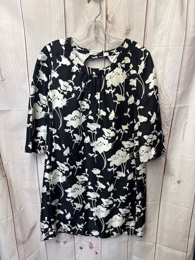 Kate Spade Women's Size 6 Black & White Floral Dress