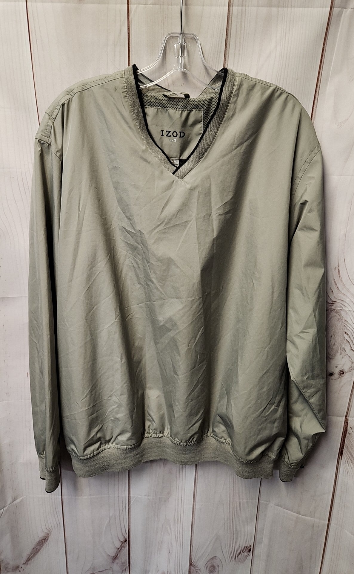 Izod Men's Size L Gray Pullover Jacket