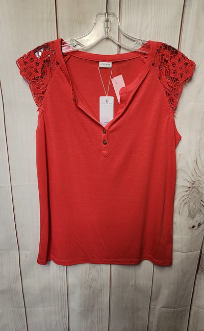 NWT Lascana Women's Size 4/6 Pink Short Sleeve Top