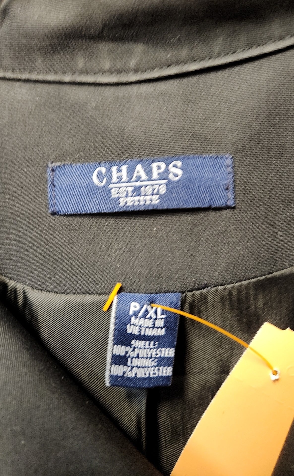 Chaps Women's Size XL Petite Black Coat