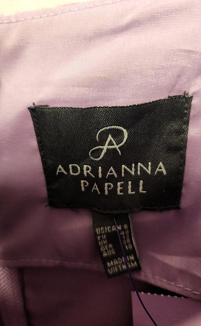 Adrianna Papell Women's Size 8 Purple Lace Floral Dress