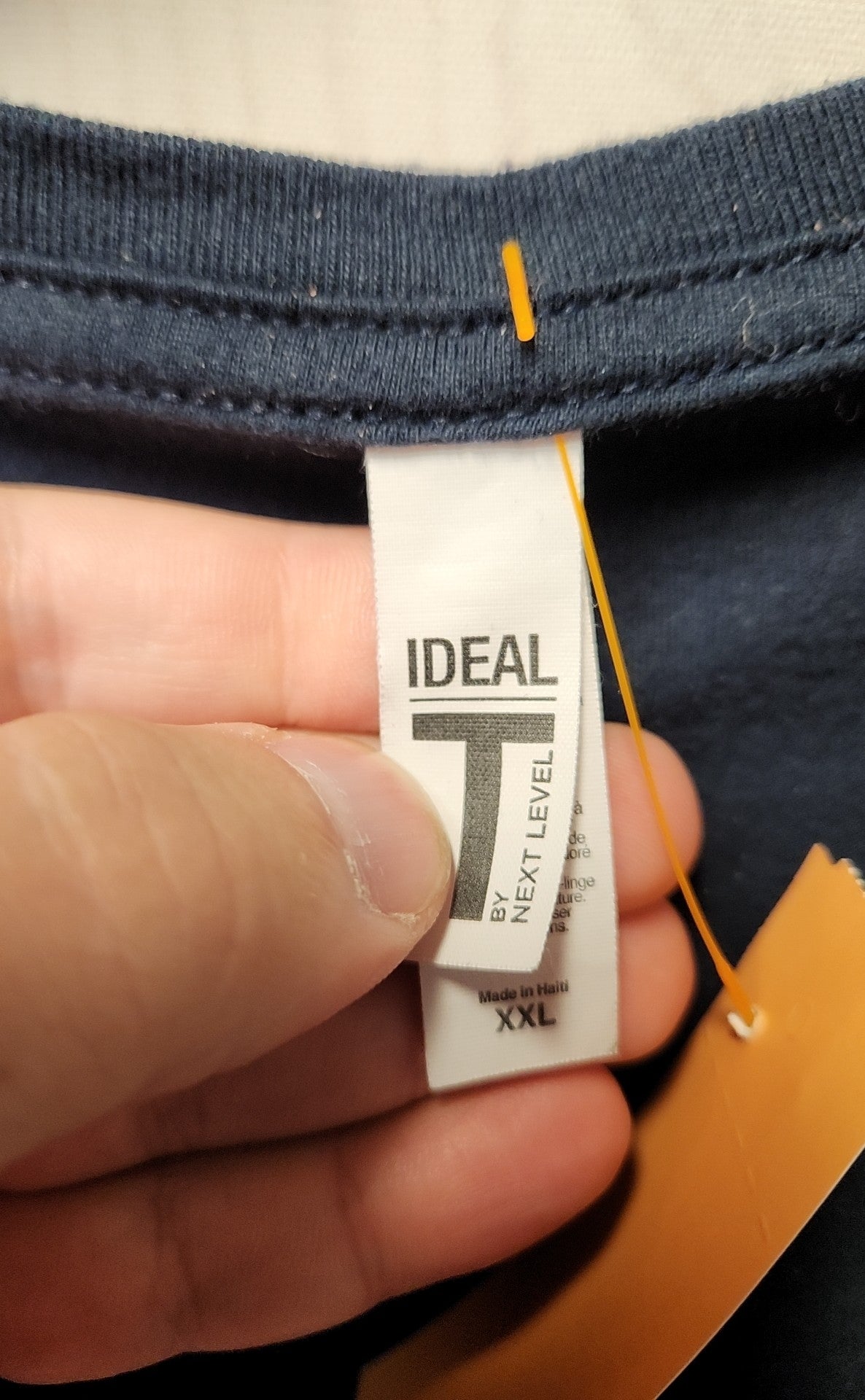 Ideal T Women's Size XXL Navy Short Sleeve Top