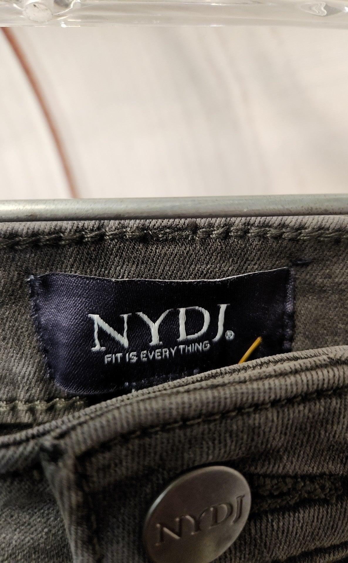 NWT NYDJ Women's Size 33 (15-16) Gray Jeans Ami Skinny