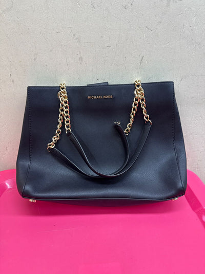 Michael Kors Black Leather Purse Bag